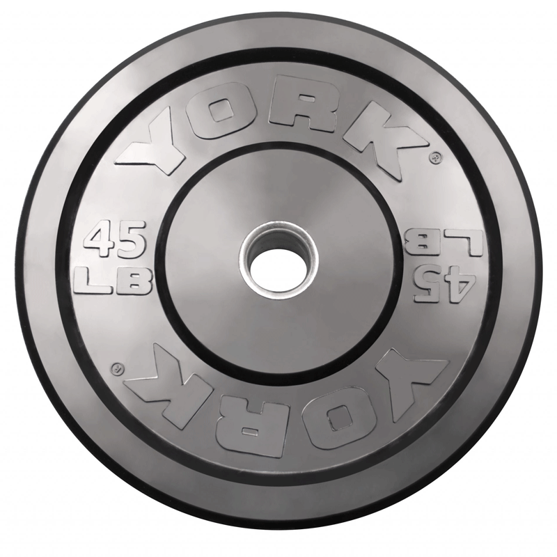 XTC Fitness York Barbell Solid Rubber Training Bumper Plates Canada