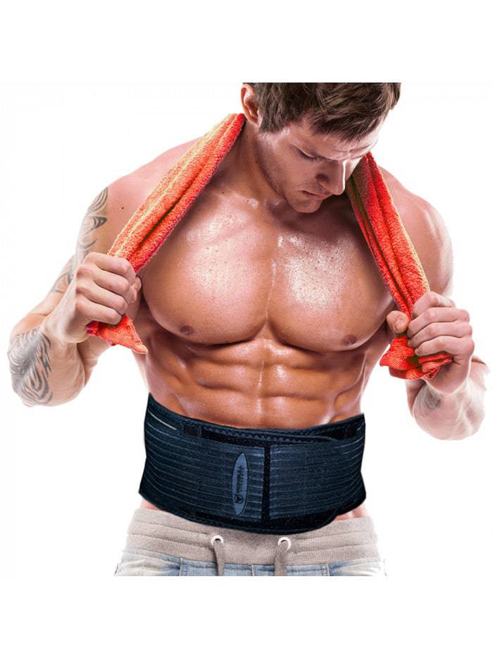 RBX Men's Mesh Waist Trimmer Belt for Back Support and Weight