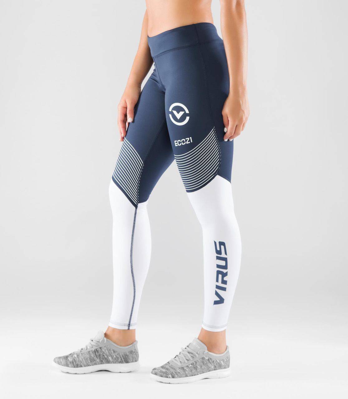 Women's VIRUS Elite Bioceramic Compression Pants Elite Series Action Sport  Small