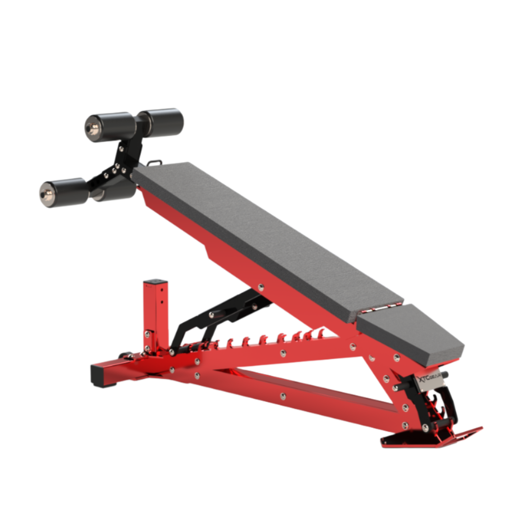 XTC Gear |  X-Series Super Bench with Decline - XTC Fitness - Exercise Equipment Superstore - Canada - Adjustable Bench FID
