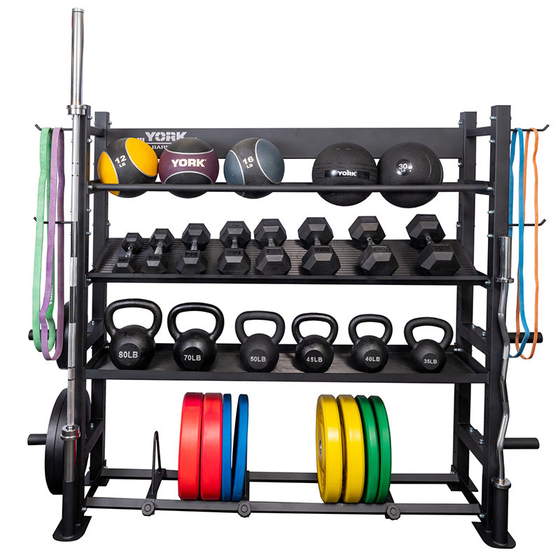 York Barbell | Multi-Purpose Rack - XTC Fitness - Exercise Equipment Superstore - Canada - Multi-Storage