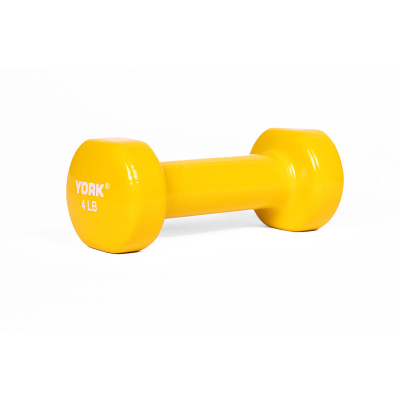 York Barbell Vinyl Fitbells Dumbbells Canada 4LB