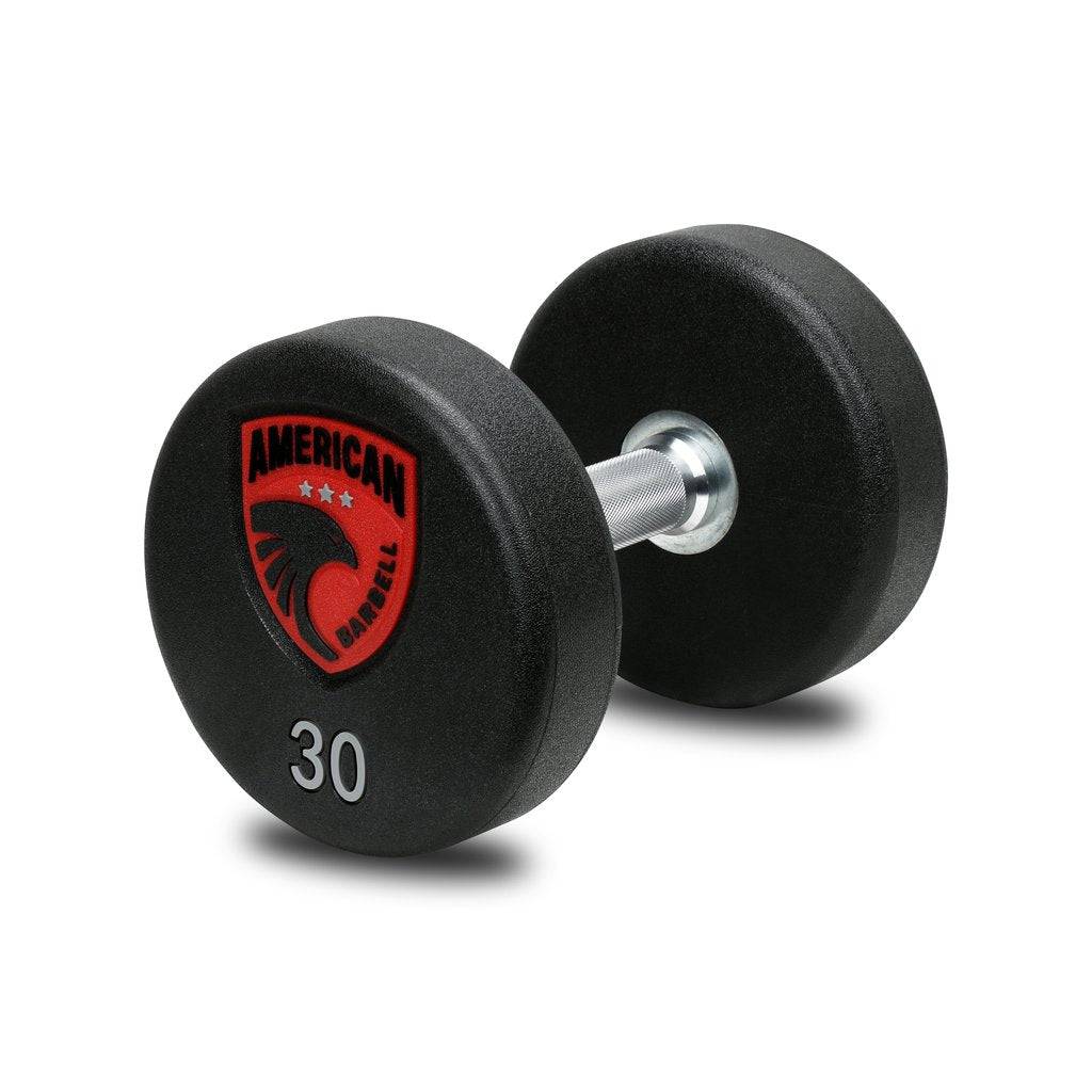 Round on sale barbell weights