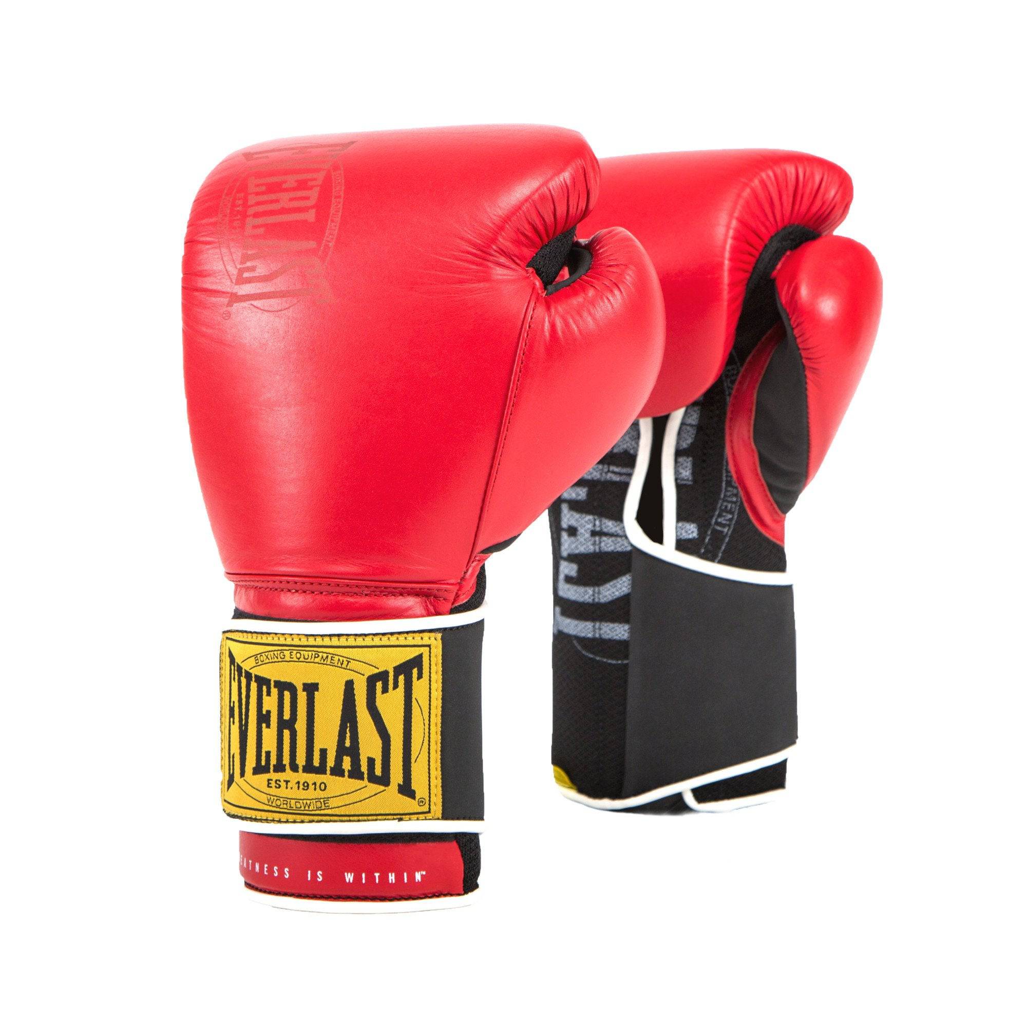 Everlast 1910 Classic Training Gloves 16oz Red