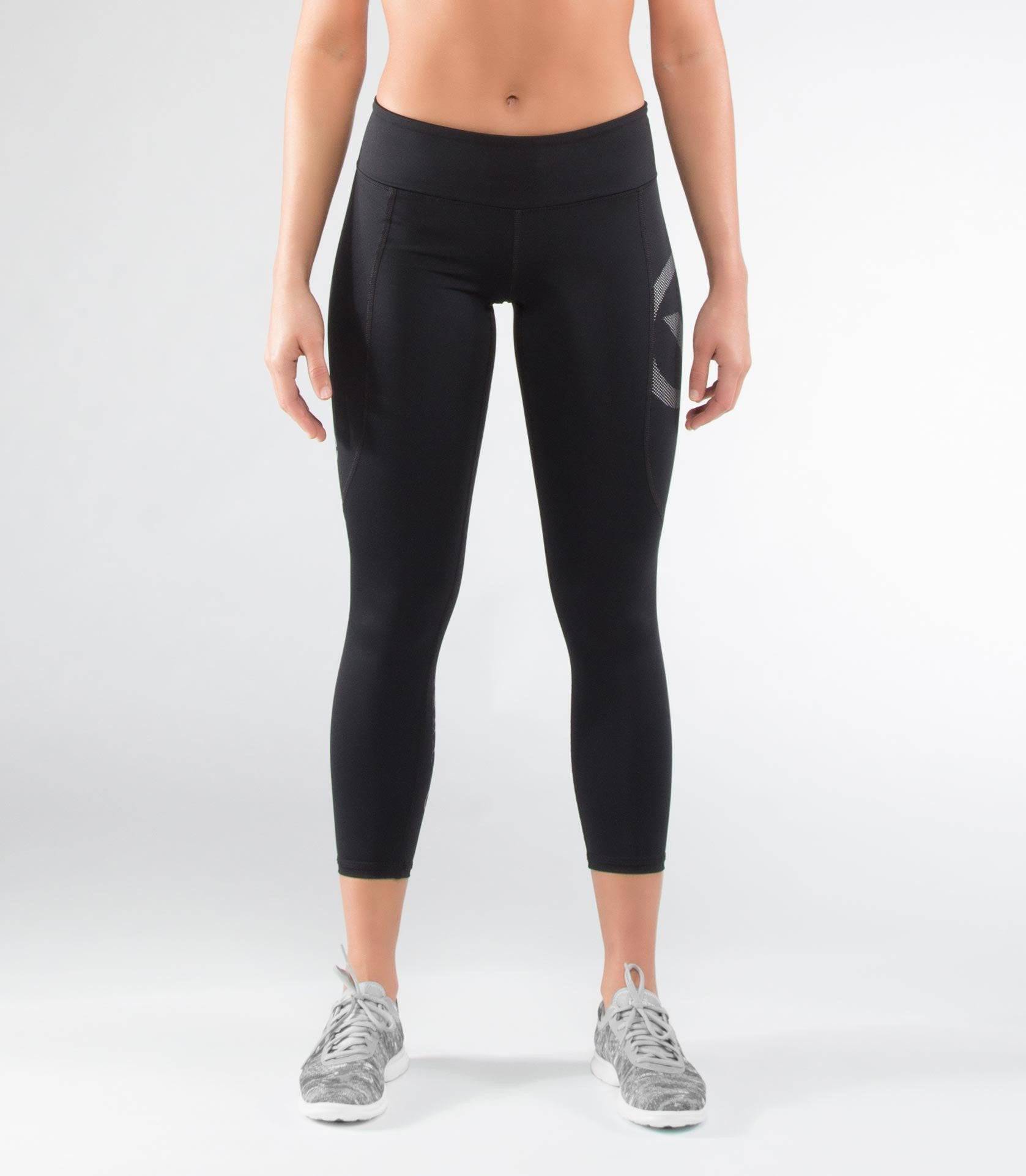 NIKE Nike One Women's Mid-Rise 7/8 Mesh-Paneled Leggings, | Deep jade  Women‘s Leggings | YOOX