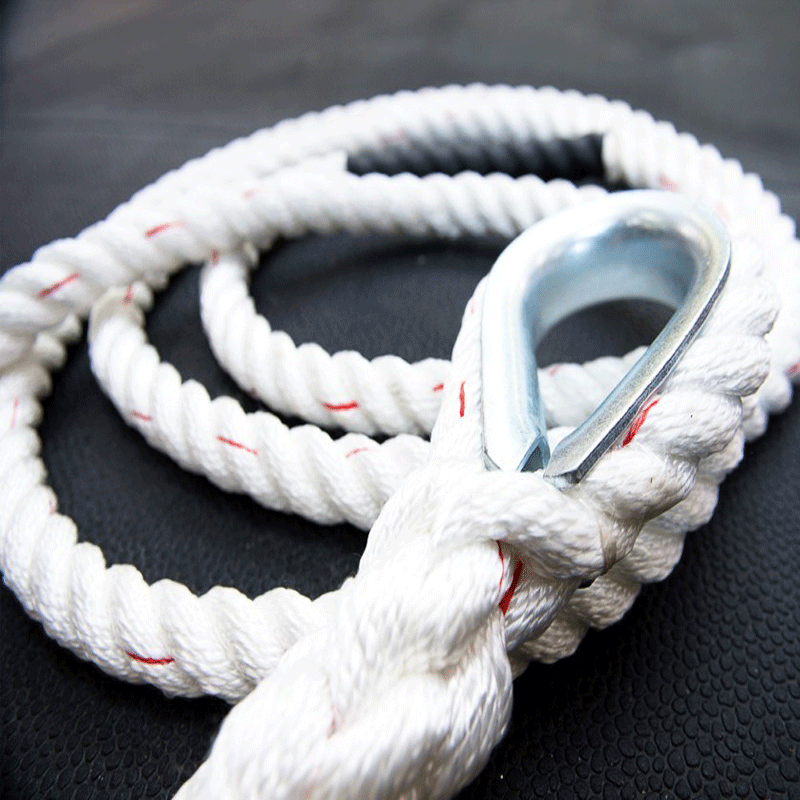 XTC Gear | Climbing Rope - White w/Red Tracer - 1.5in Thick