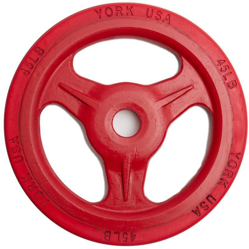 York Barbell Bumper Grip Olympic Weight Plates Color Canada