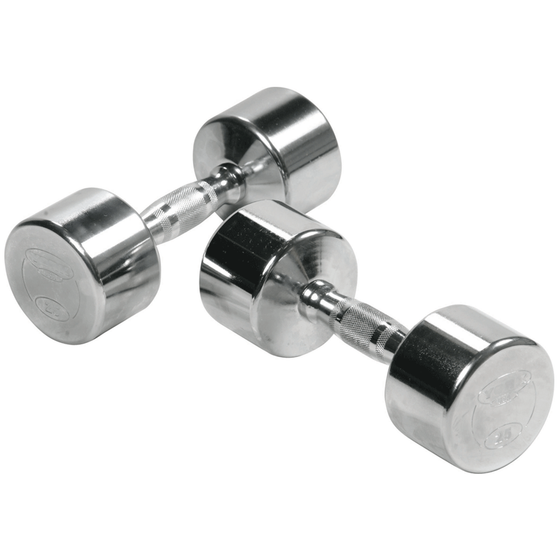 Metal dumbbells on sale