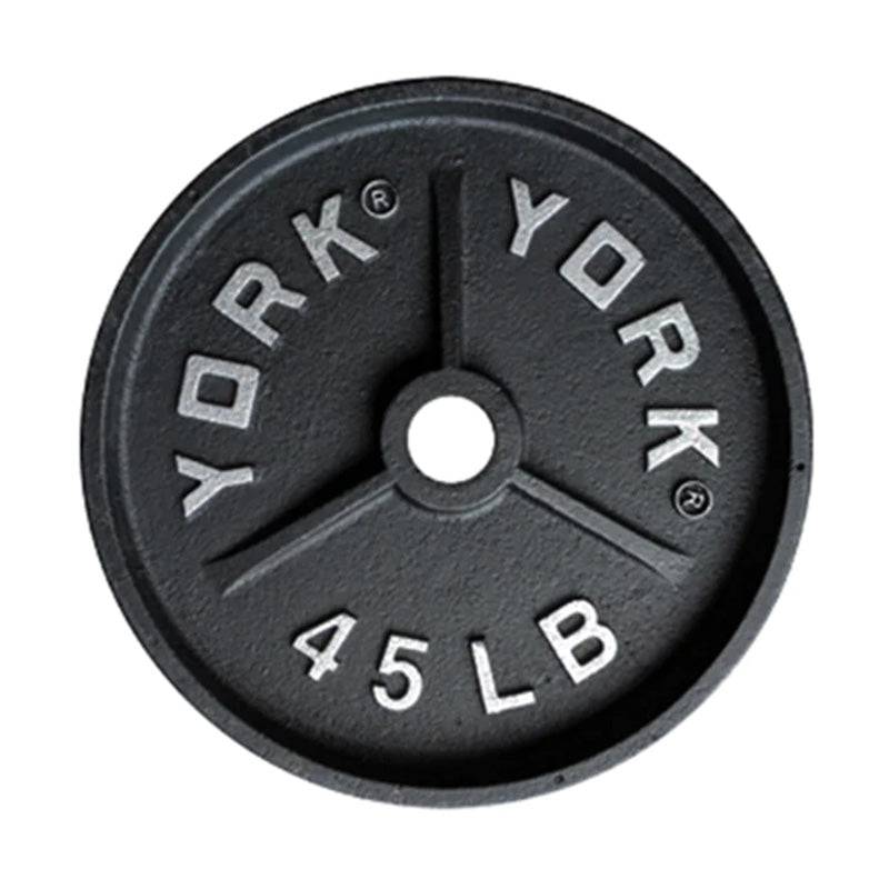 York fitness cast iron weight plates hot sale