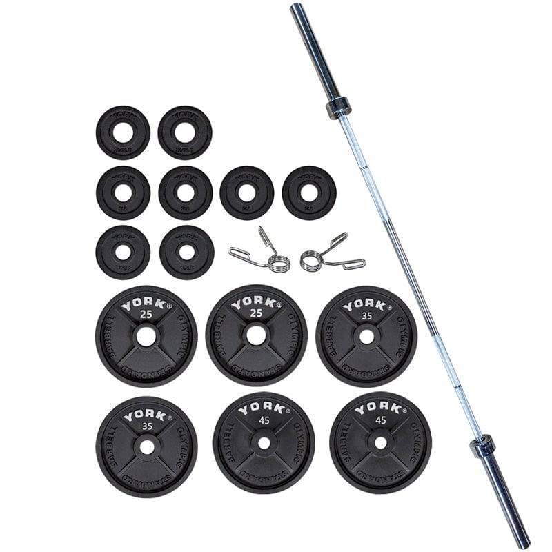 York Barbell Olympic Plate Set 300Lb Standard